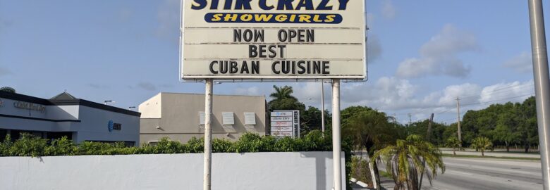 Stir crazy cabaret