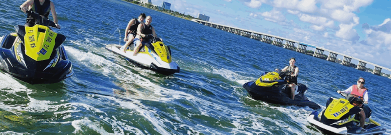 Jet Skis On The Beach