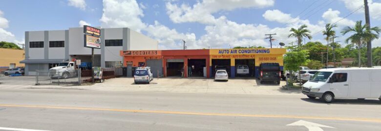 Scooter repair shop