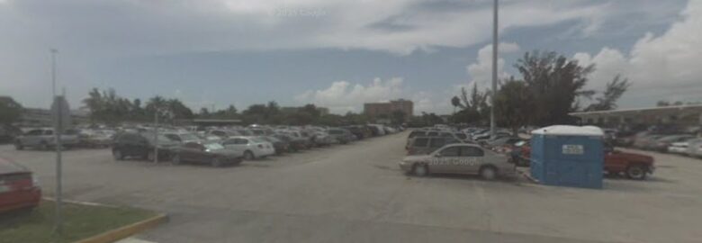 Red Parking Lot