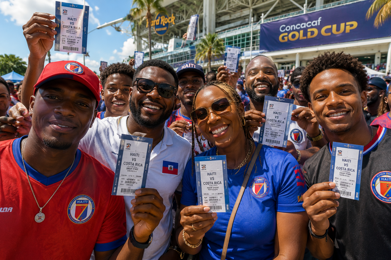 Haiti vs Costa Rica fan