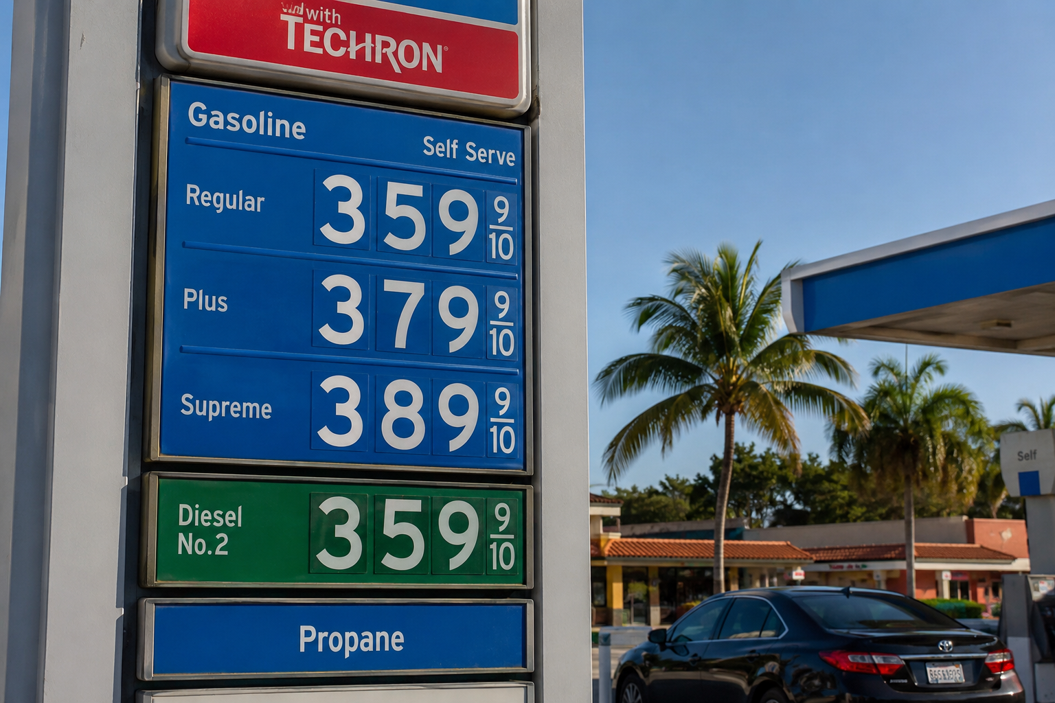 gas price all time high miami gardens