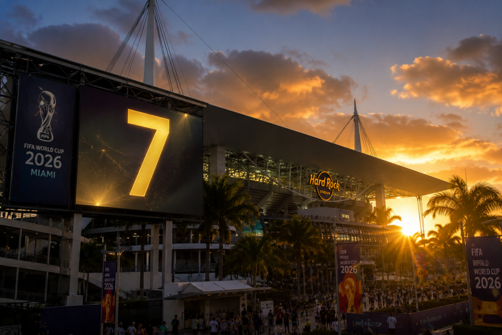 6 Days. This Is It. The Final Countdown Before the World Cup Arrives in Miami Gardens.