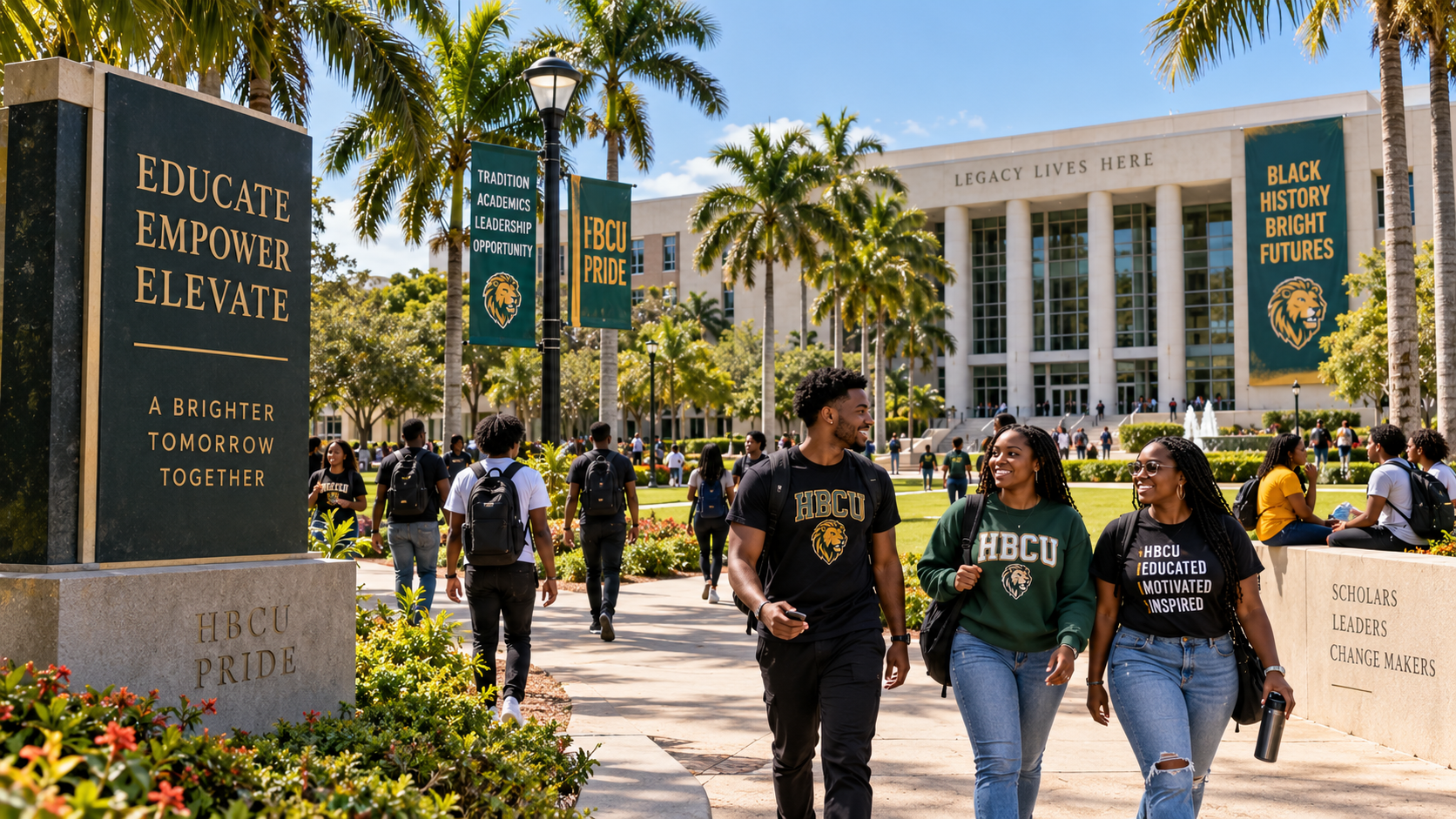 HBCU Pride on the Quad