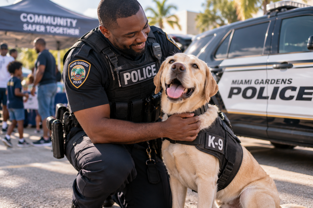 Happy Reunion: Miami Gardens Police K-9 Gael Is Found Safe