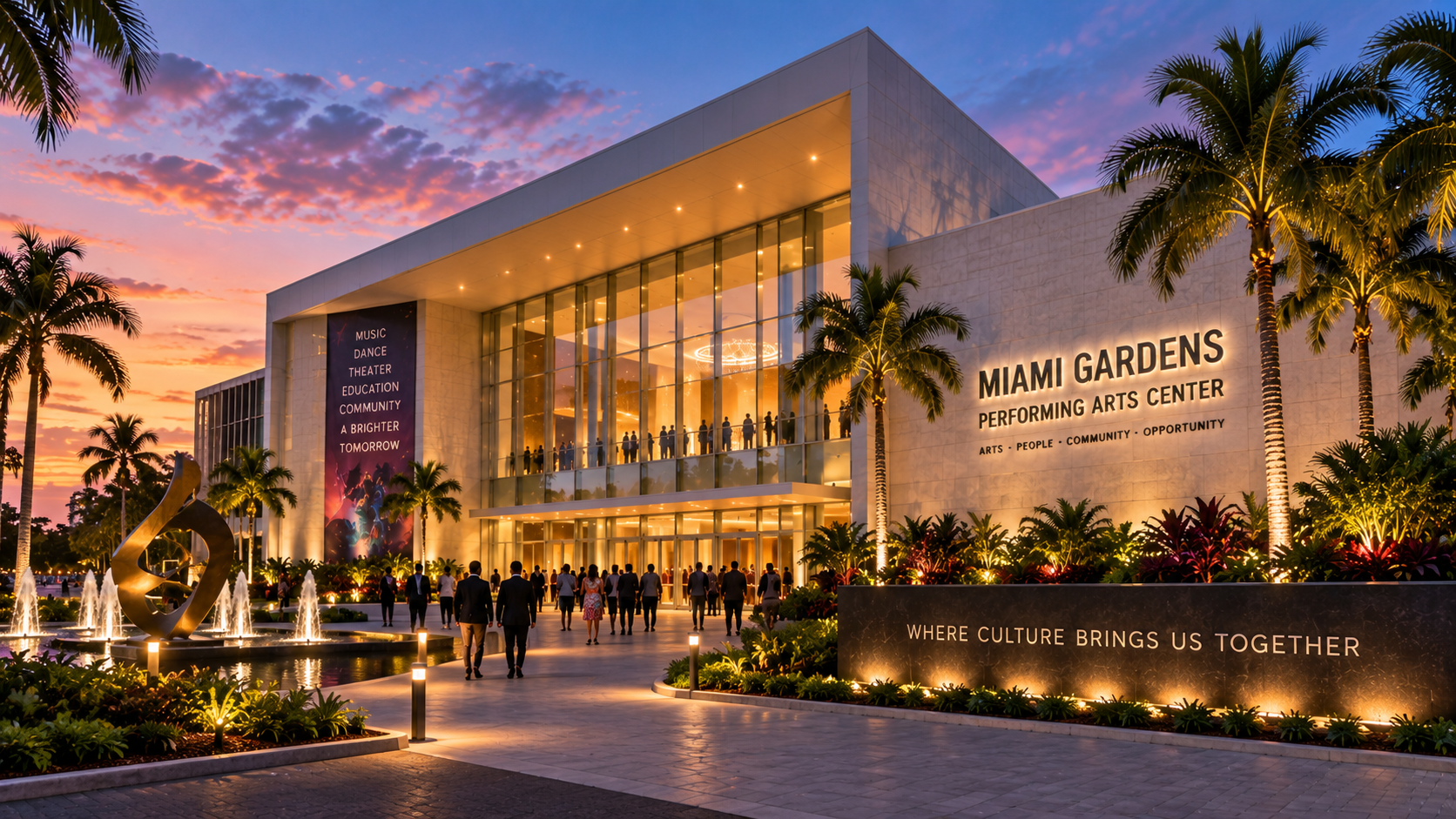 Miami Gardens Performing Arts Center at Sunset