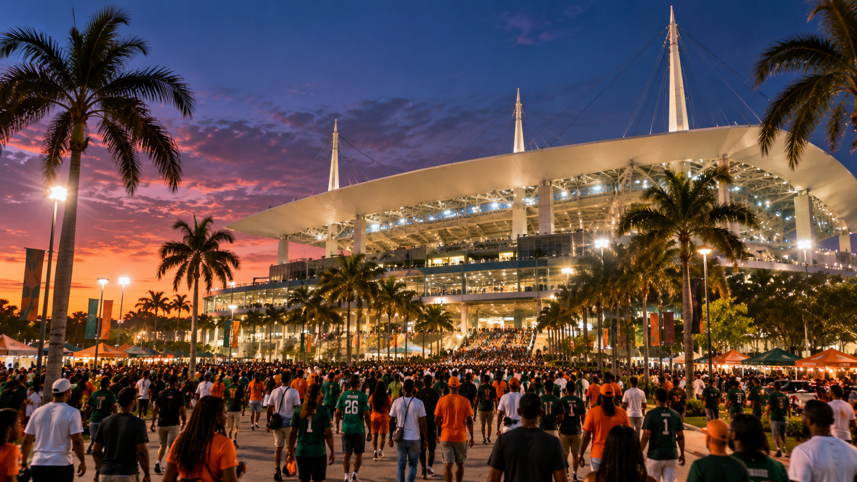 Twilight Stadium Crowd Arrival